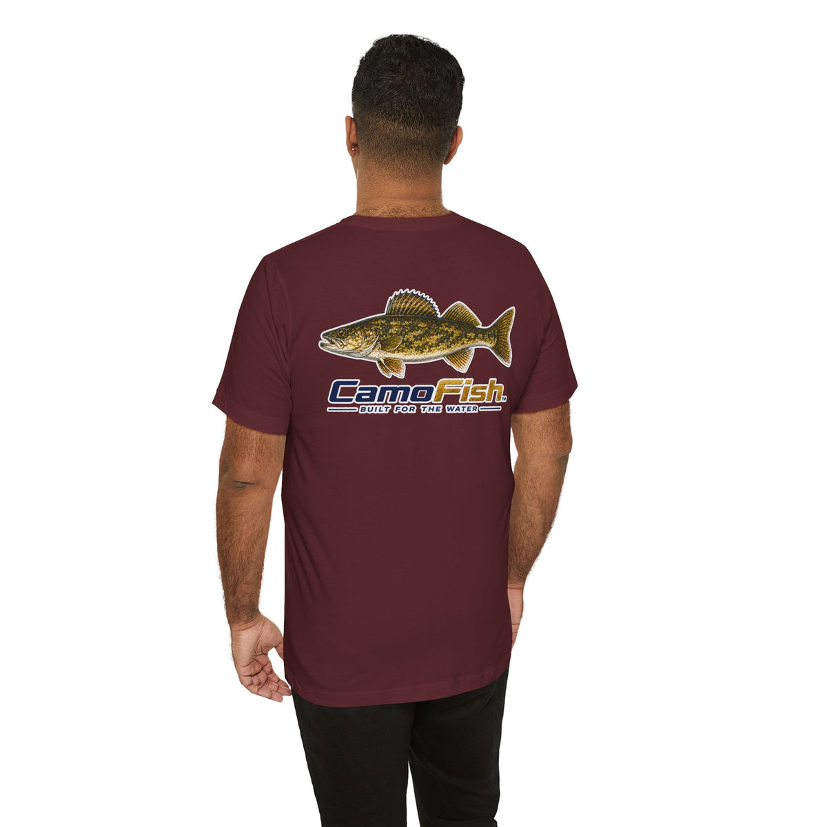 CamoFish Walleye Fishing T‑Shirt — Built for the Water