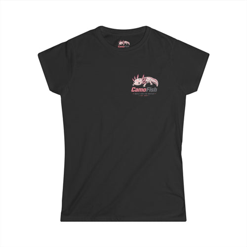 CamoFish Axolotl Tee — "Built for the Water" Women's T-Shirt