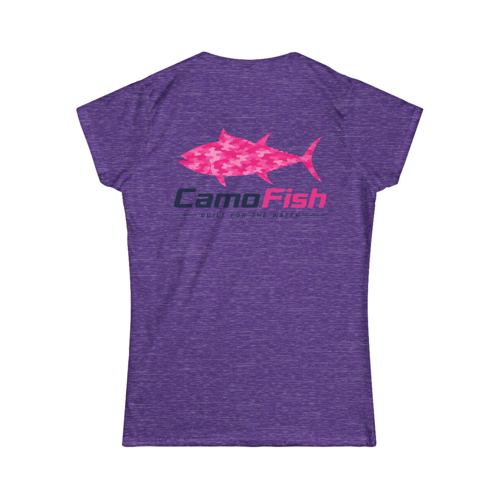 Pink Camo Tuna Women's T-Shirt
