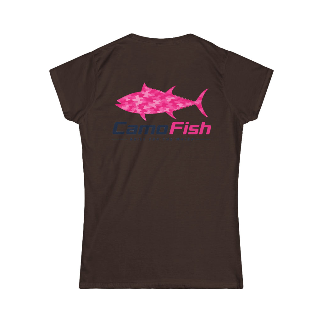 Pink Camo Tuna Women's T-Shirt