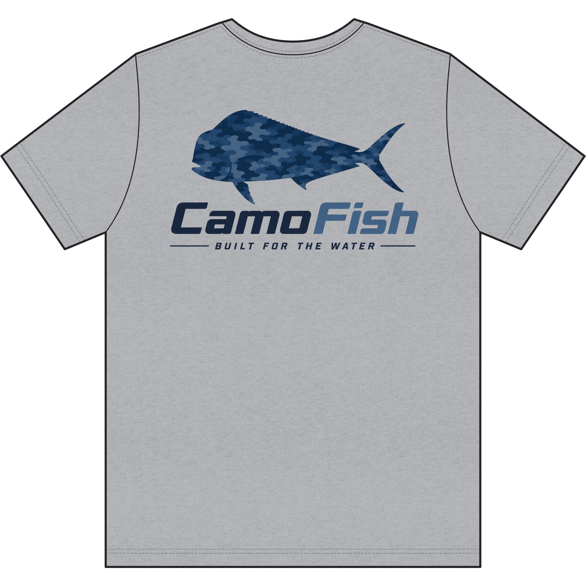 CamoFish Performance Mahi Fishing Tee — Built For The Water Shirt
