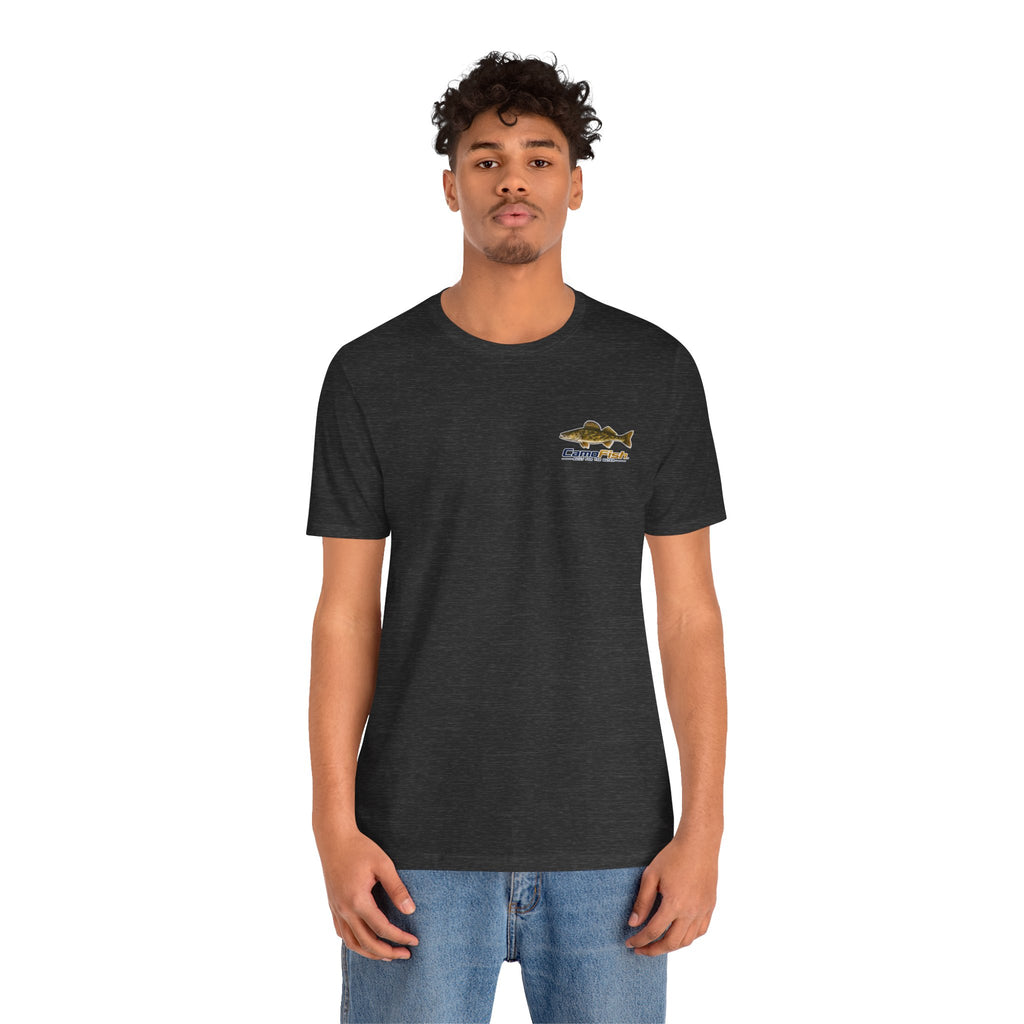 CamoFish Walleye Fishing T‑Shirt — Built for the Water