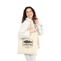 Canvas Tote Bag — 'Camofish' Vintage Fishing Logo Eco Shopper