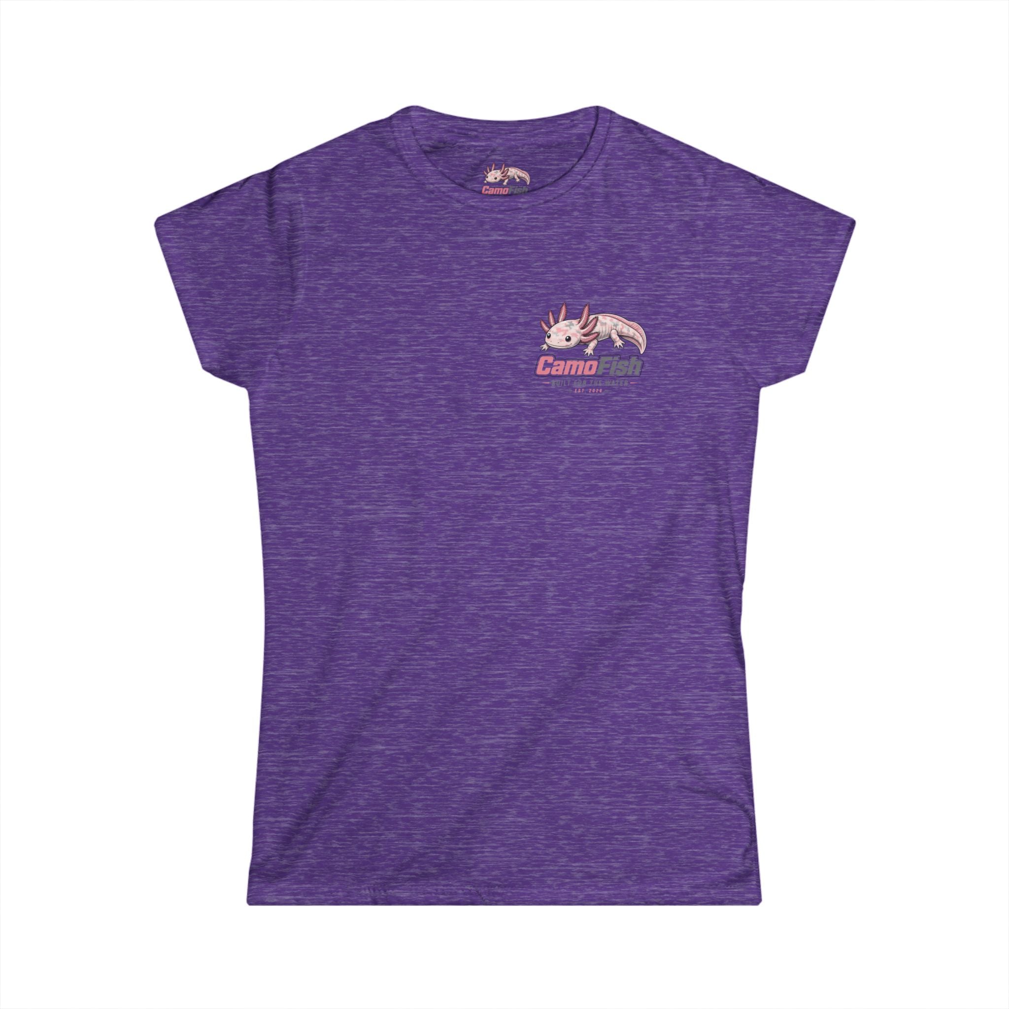 CamoFish Axolotl Tee — "Built for the Water" Women's T-Shirt