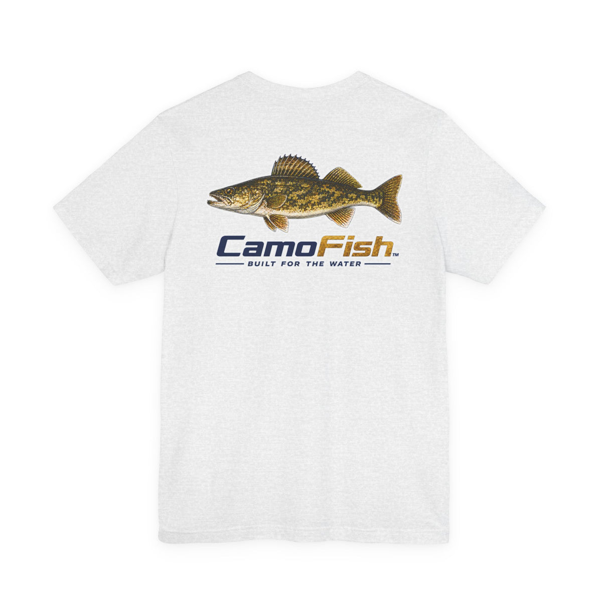 CamoFish Walleye Fishing T‑Shirt — Built for the Water