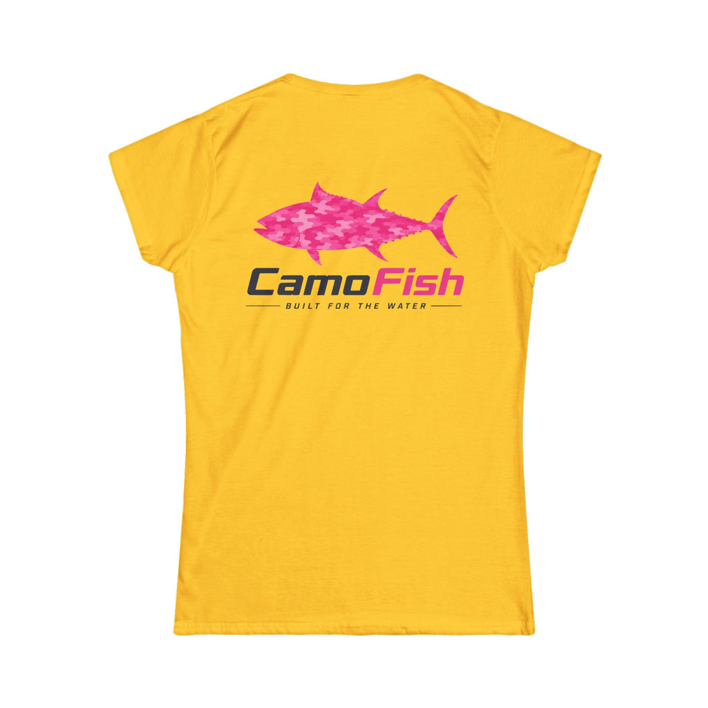 Pink Camo Tuna Women's T-Shirt