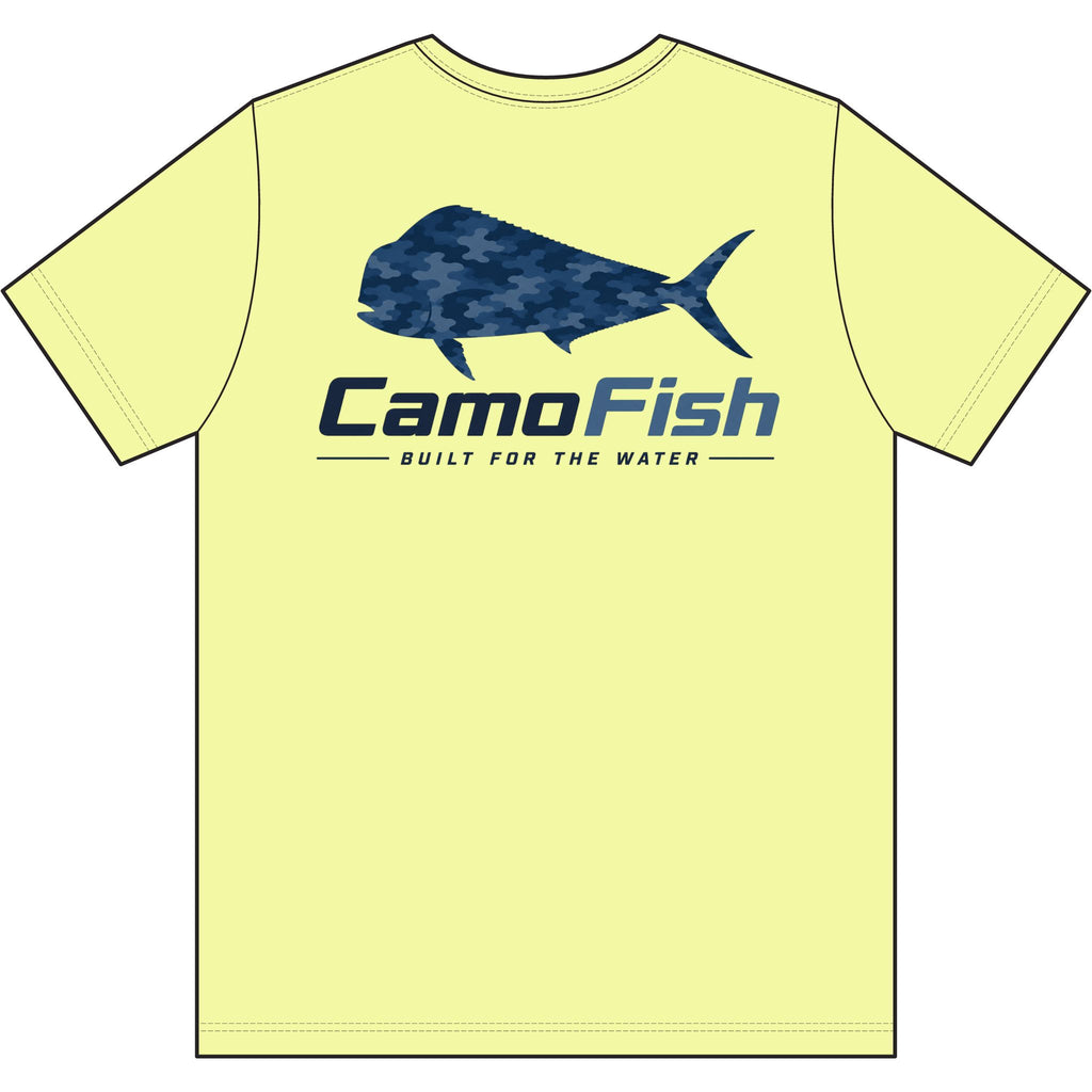 CamoFish Performance Mahi Fishing Tee — Built For The Water Shirt