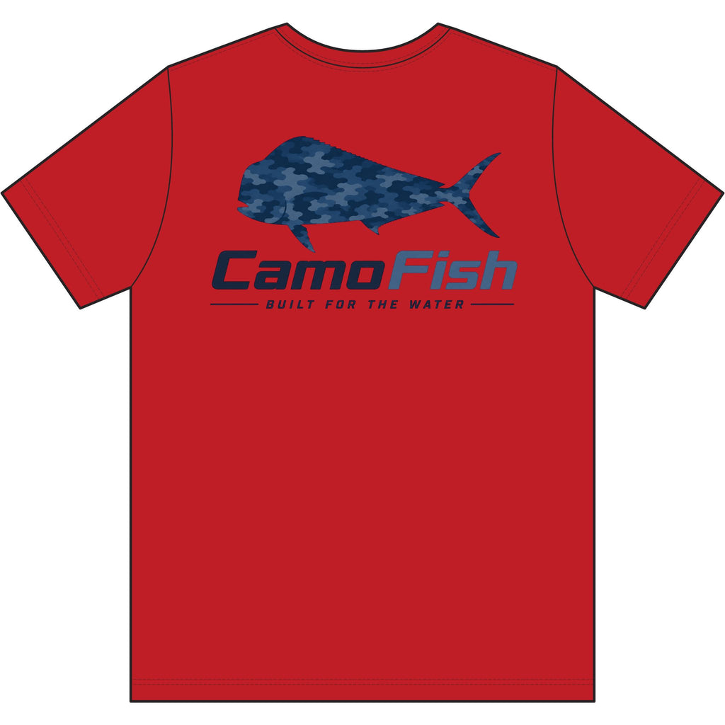 CamoFish Performance Mahi Fishing Tee — Built For The Water Shirt