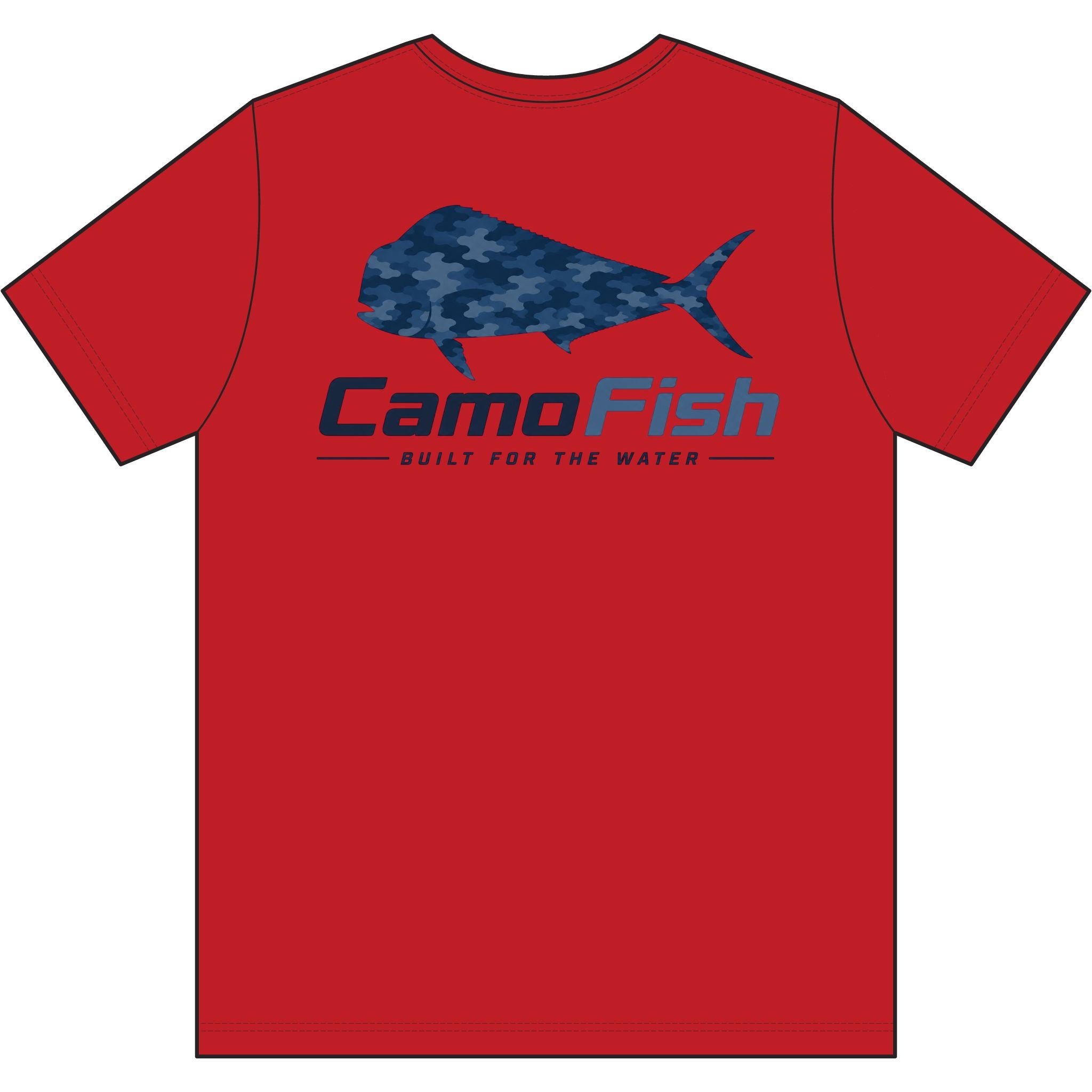 CamoFish Performance Mahi Fishing Tee — Built For The Water Shirt