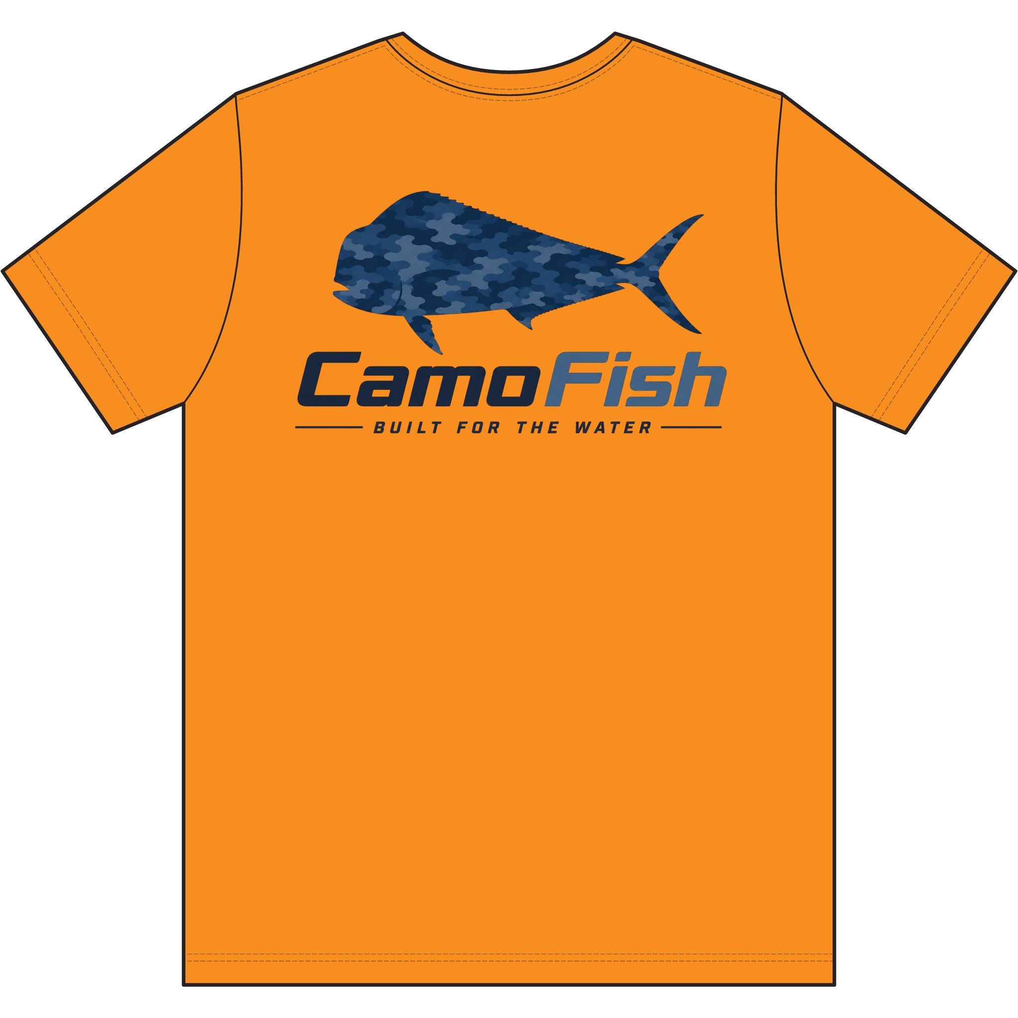 CamoFish Performance Mahi Fishing Tee — Built For The Water Shirt