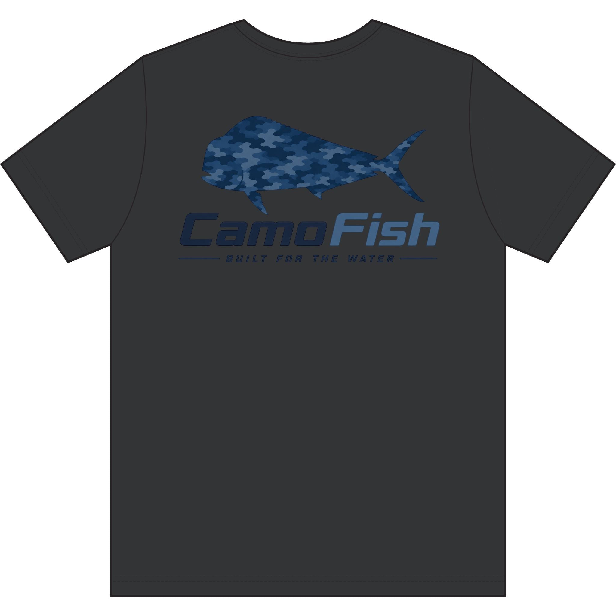 CamoFish Performance Mahi Fishing Tee — Built For The Water Shirt