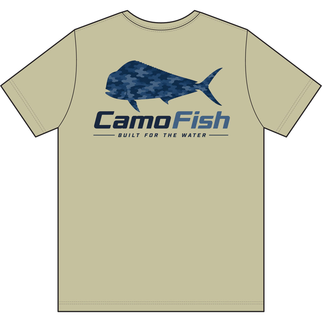 CamoFish Performance Mahi Fishing Tee — Built For The Water Shirt