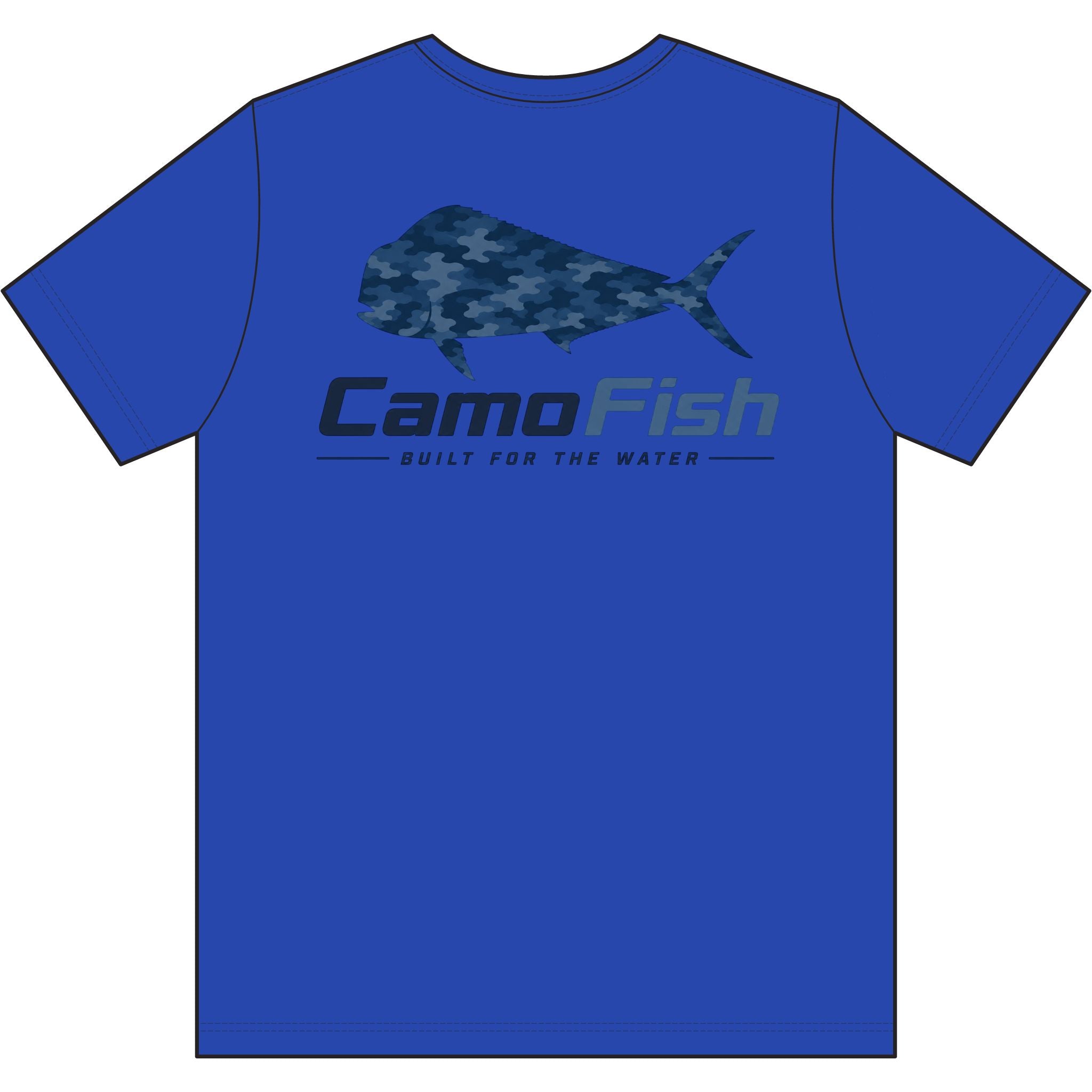 CamoFish Performance Mahi Fishing Tee — Built For The Water Shirt