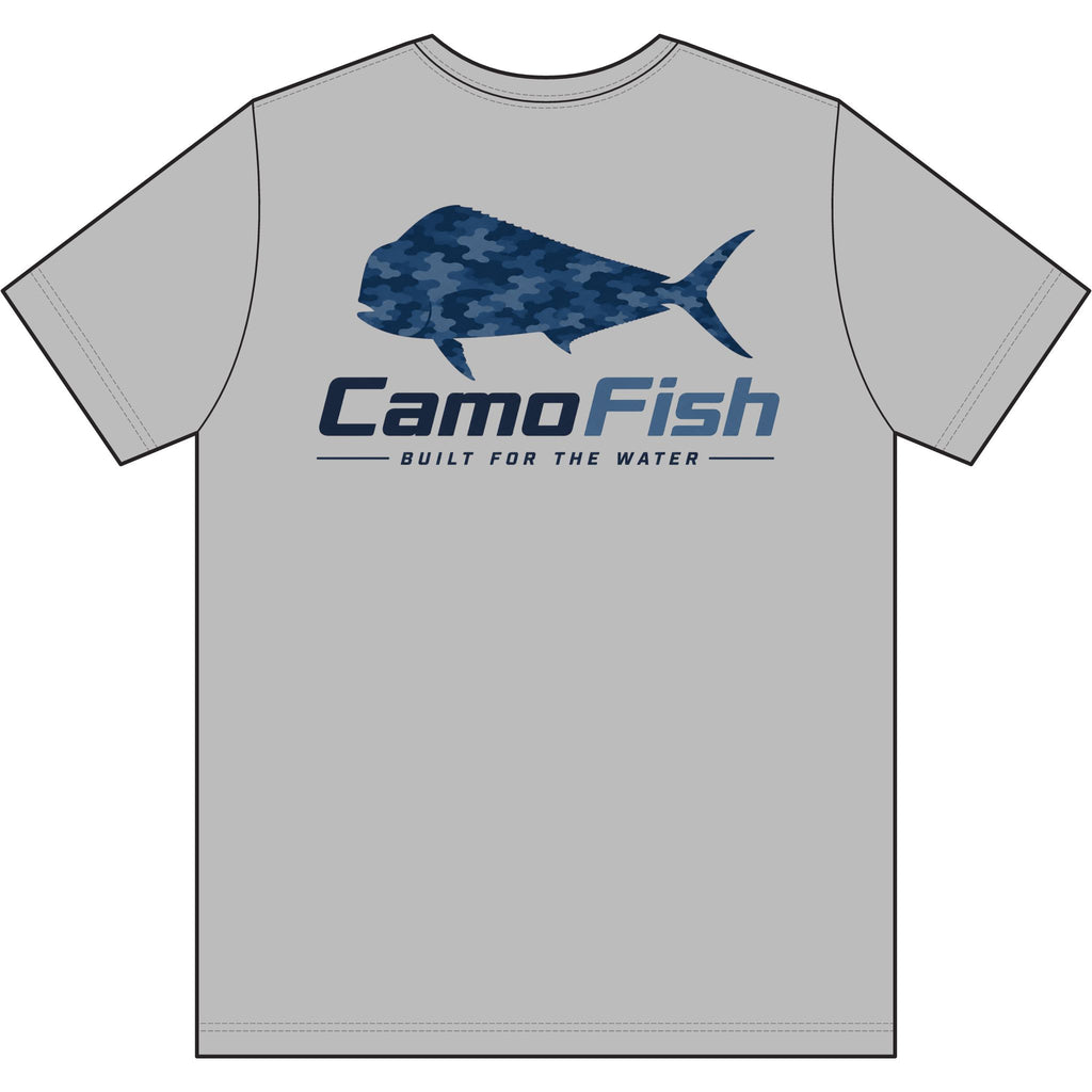 CamoFish Performance Mahi Fishing Tee — Built For The Water Shirt