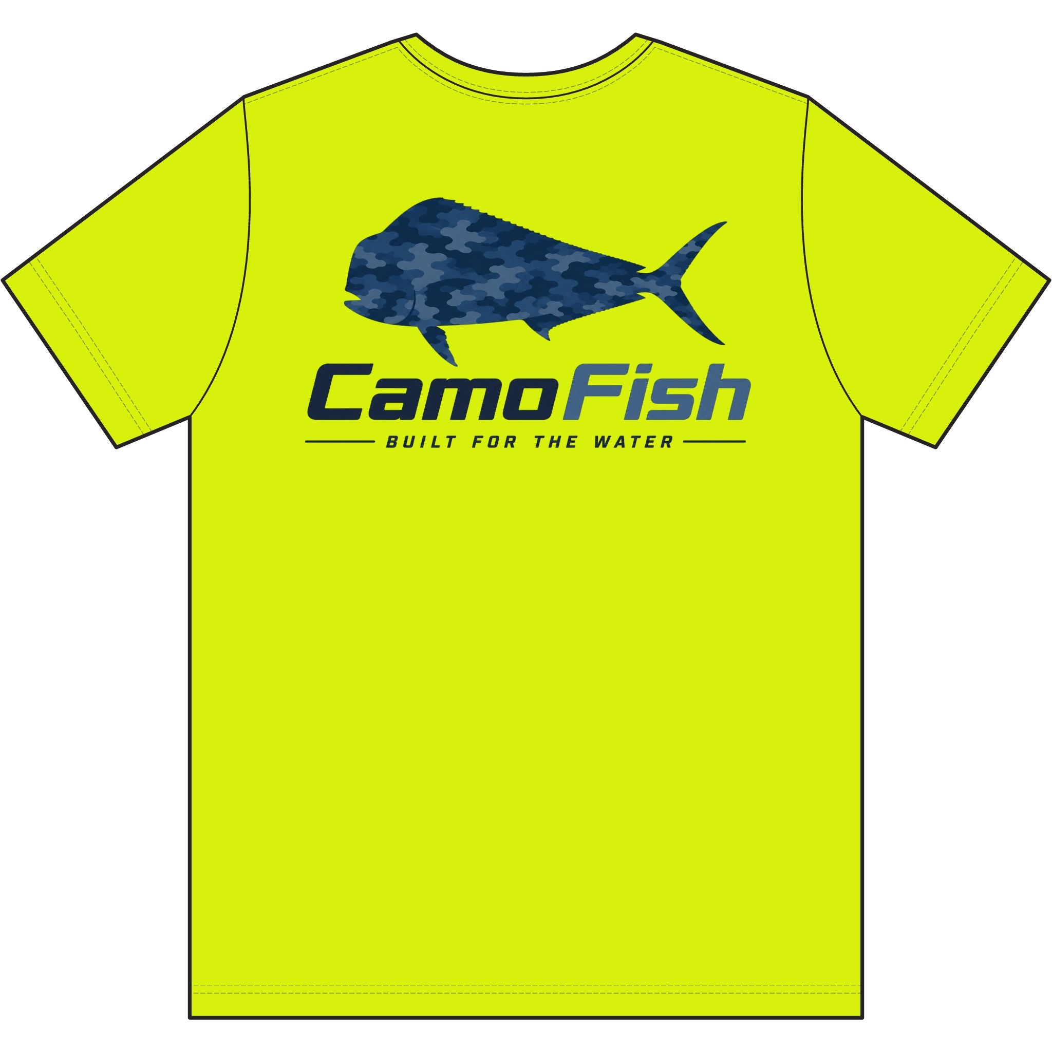 CamoFish Performance Mahi Fishing Tee — Built For The Water Shirt