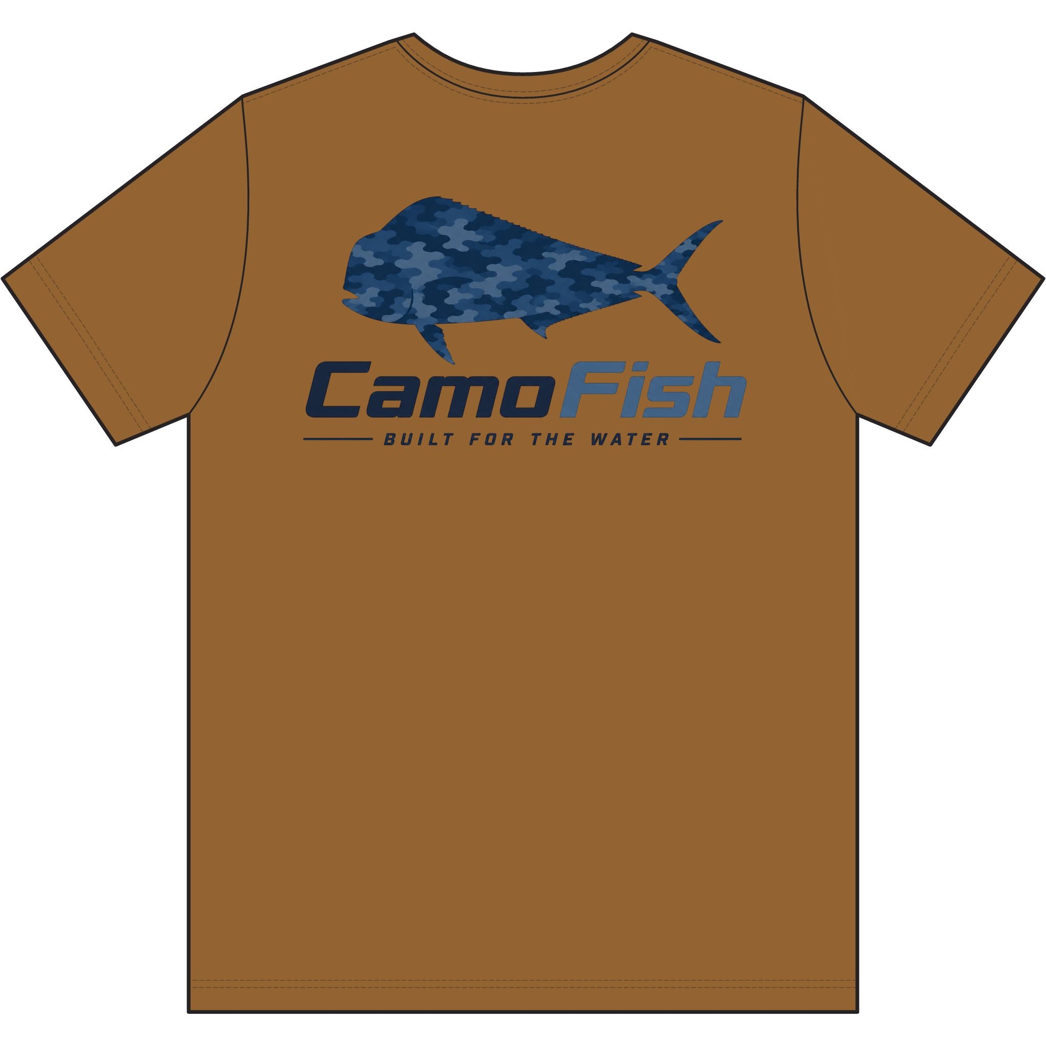 CamoFish Performance Mahi Fishing Tee — Built For The Water Shirt