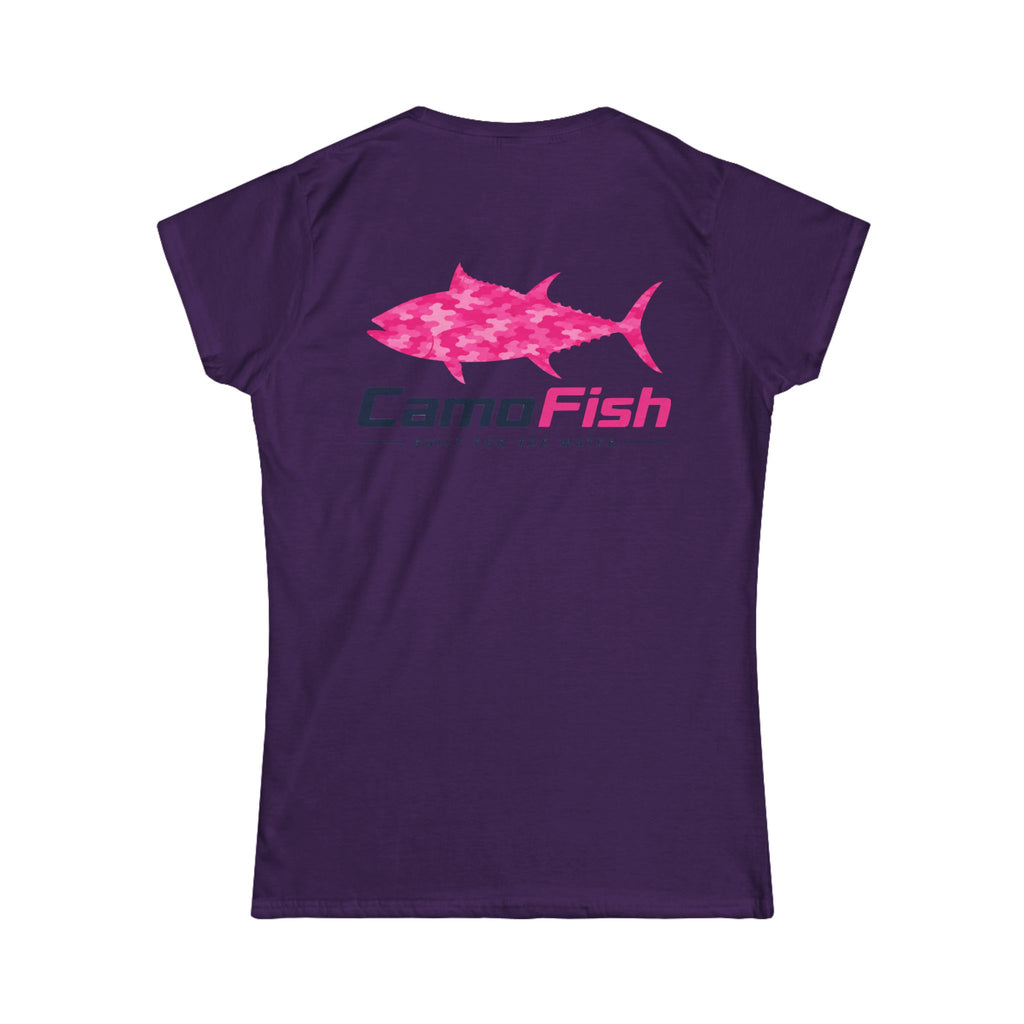 Pink Camo Tuna Women's T-Shirt