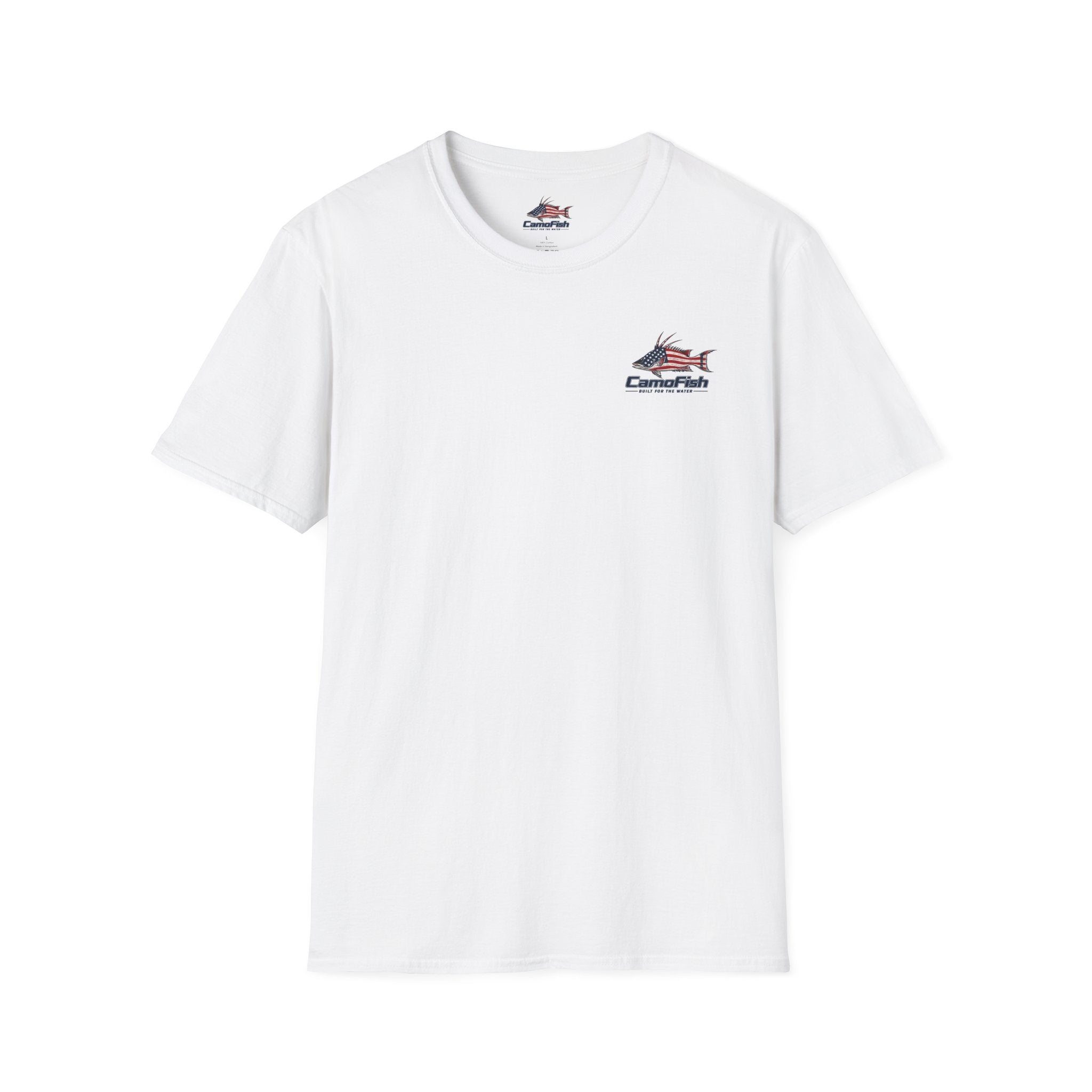 CamoFish Logo T-Shirt — Casual Fishing Graphic Tee