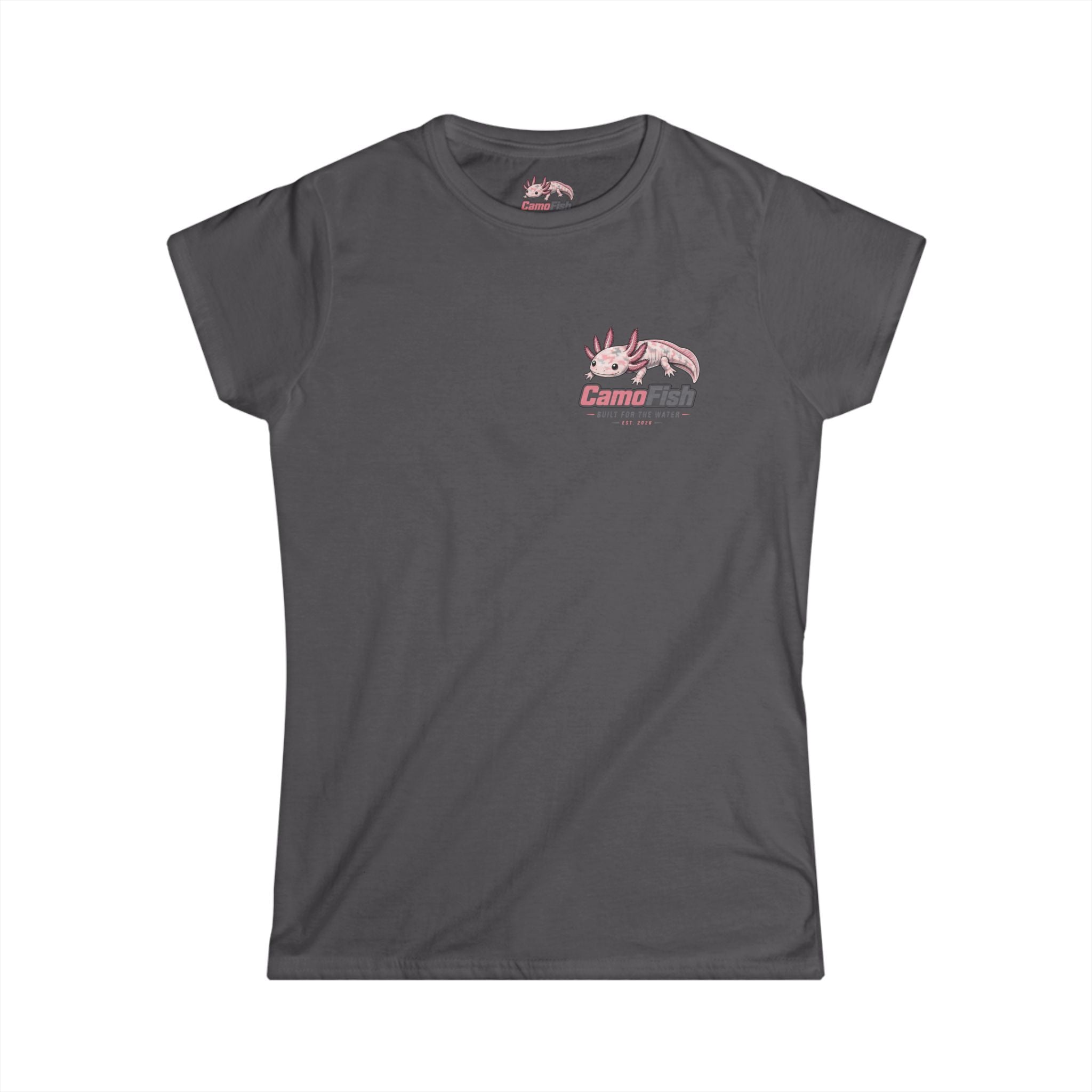 CamoFish Axolotl Tee — "Built for the Water" Women's T-Shirt