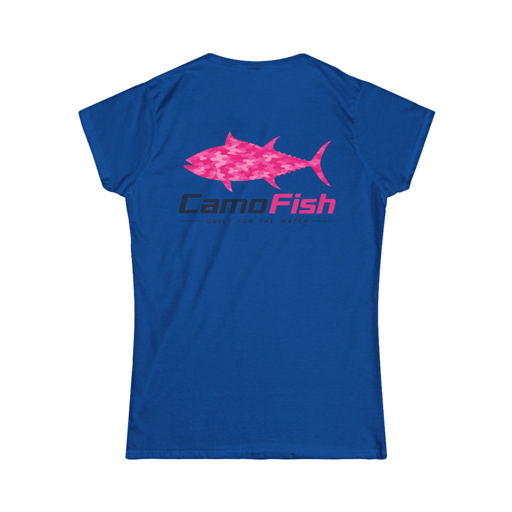 Pink Camo Tuna Women's T-Shirt