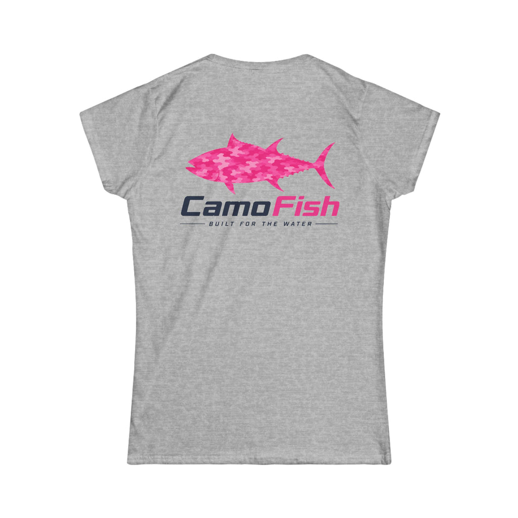 Pink Camo Tuna Women's T-Shirt