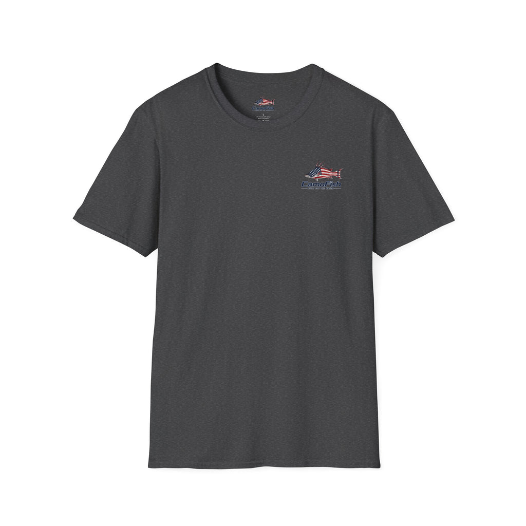CamoFish Patriotic Hogfish T-Shirt — Casual Fishing Graphic Tee