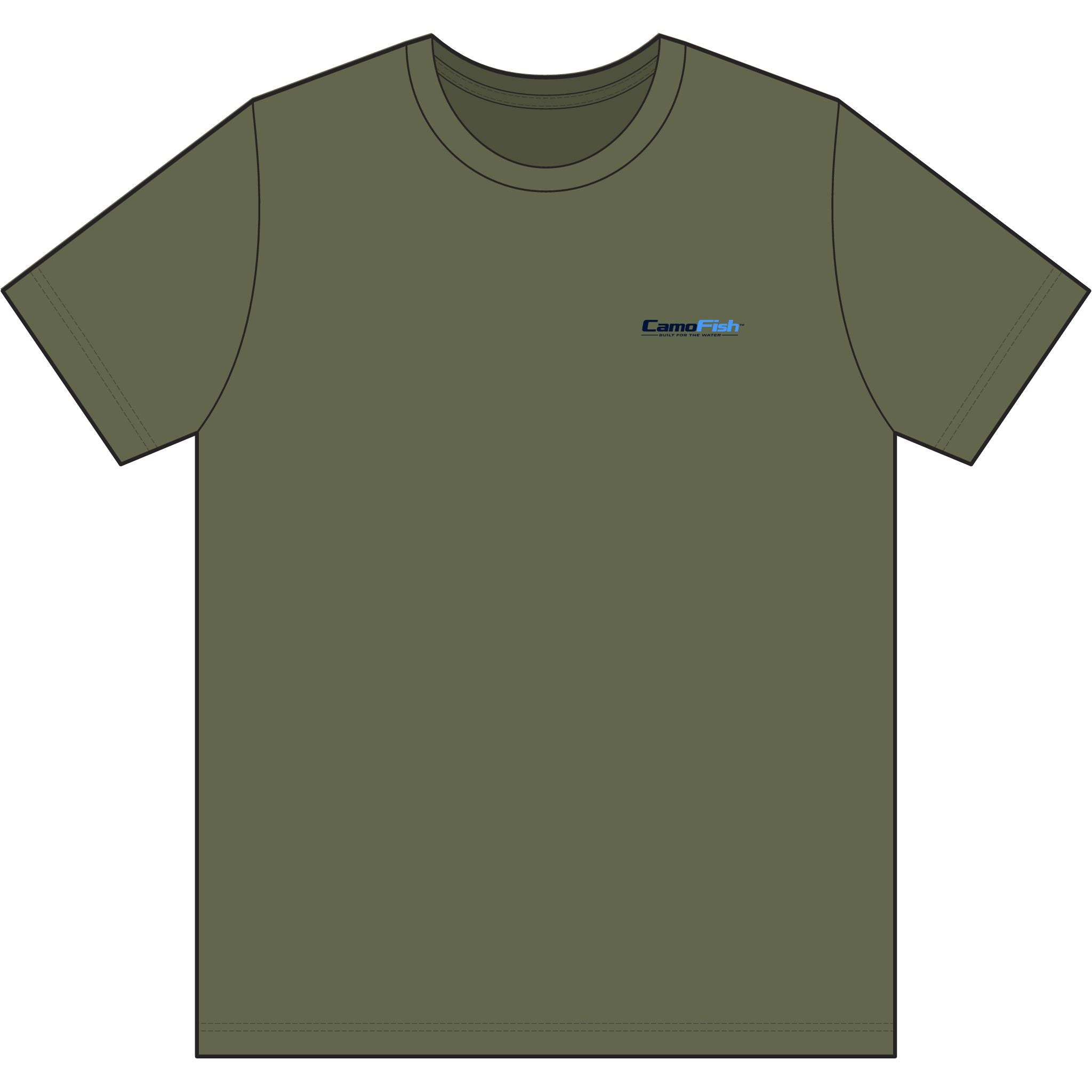 CamoFish Performance Mahi Fishing Tee — Built For The Water Shirt