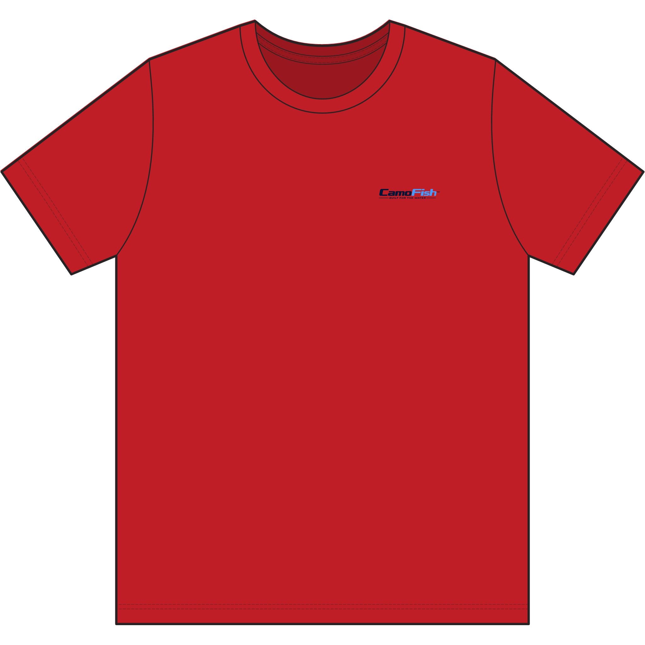 CamoFish Performance Mahi Fishing Tee — Built For The Water Shirt