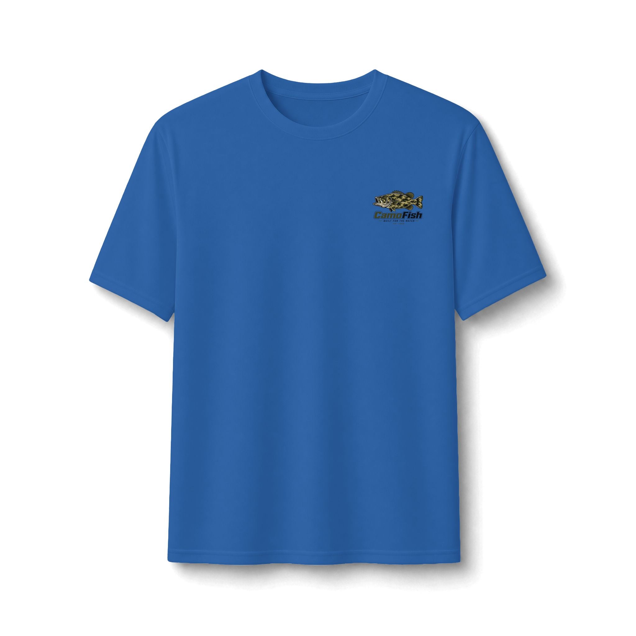 CamoFish Largemouth Bass Performance Tee – Built for the Water Fishing Shirt