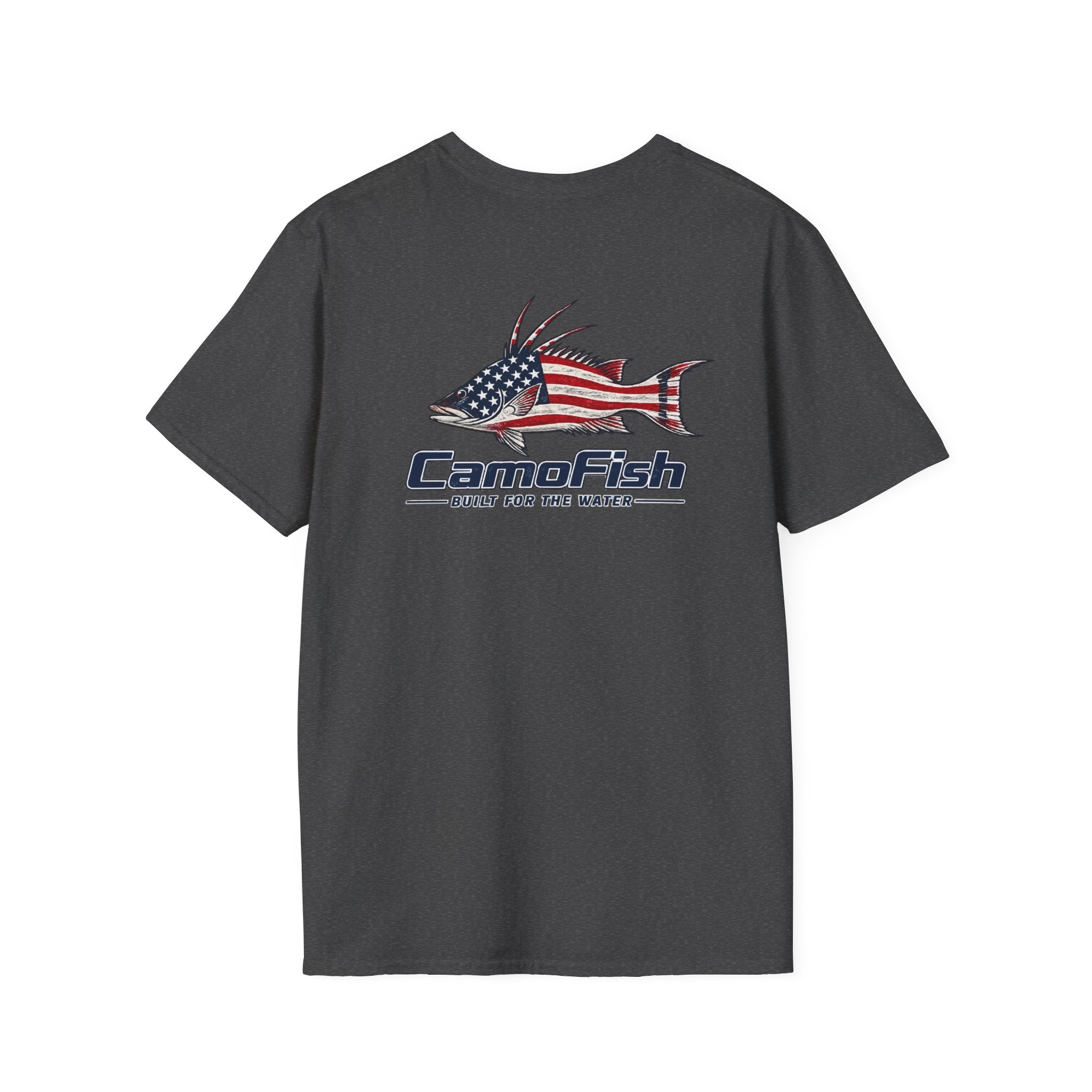 CamoFish Logo T-Shirt — Casual Fishing Graphic Tee