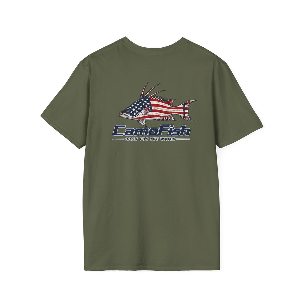 Patriotic Hogfish Tee