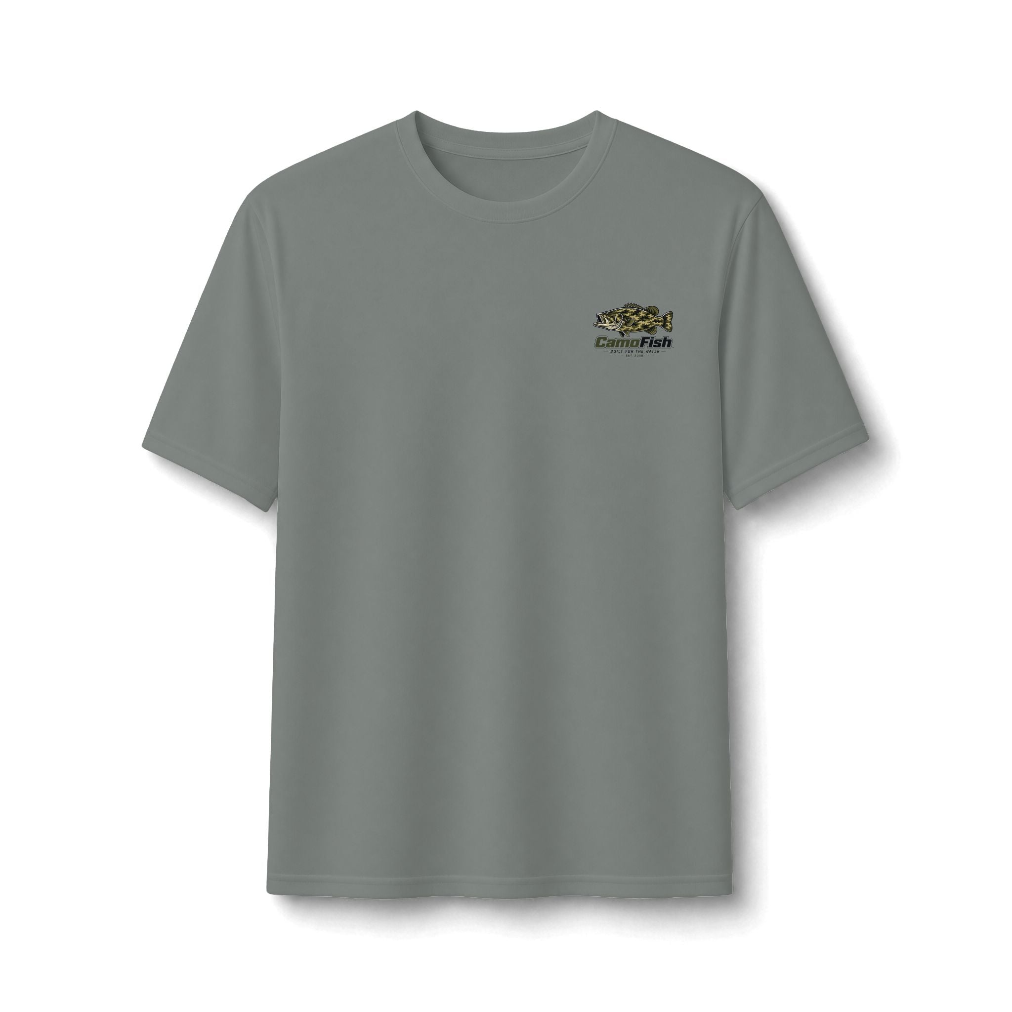 CamoFish Largemouth Bass Performance Tee – Built for the Water Fishing Shirt