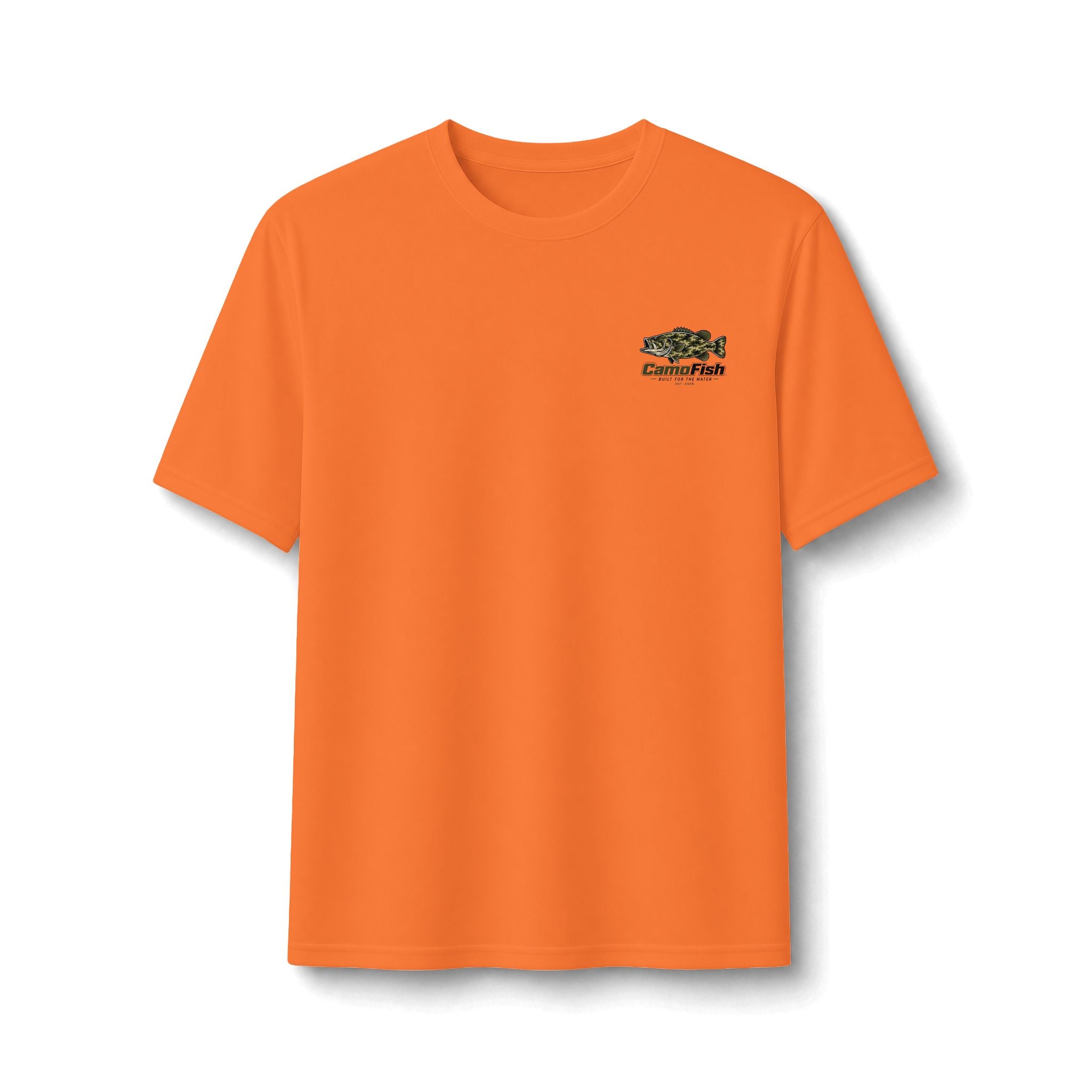 CamoFish Largemouth Bass Performance Tee – Built for the Water Fishing Shirt