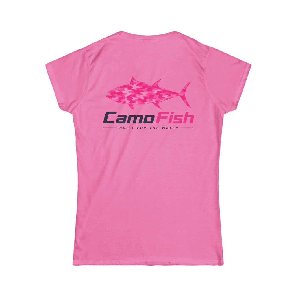 Pink Camo Tuna Women's T-Shirt