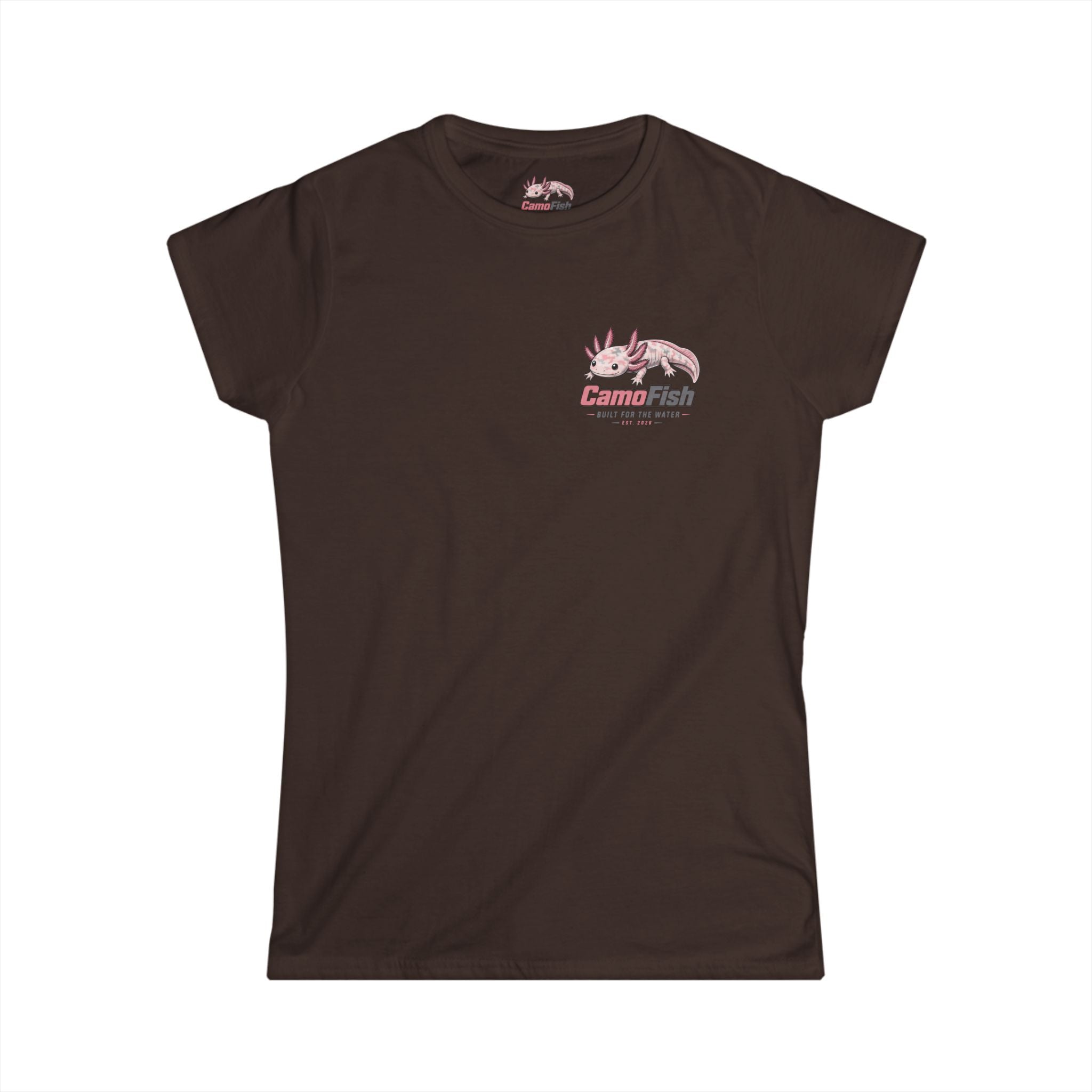CamoFish Axolotl Tee — "Built for the Water" Women's T-Shirt