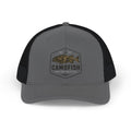 Camofish Trucker Cap — Camo Fish Logo Snapback Hat for Anglers