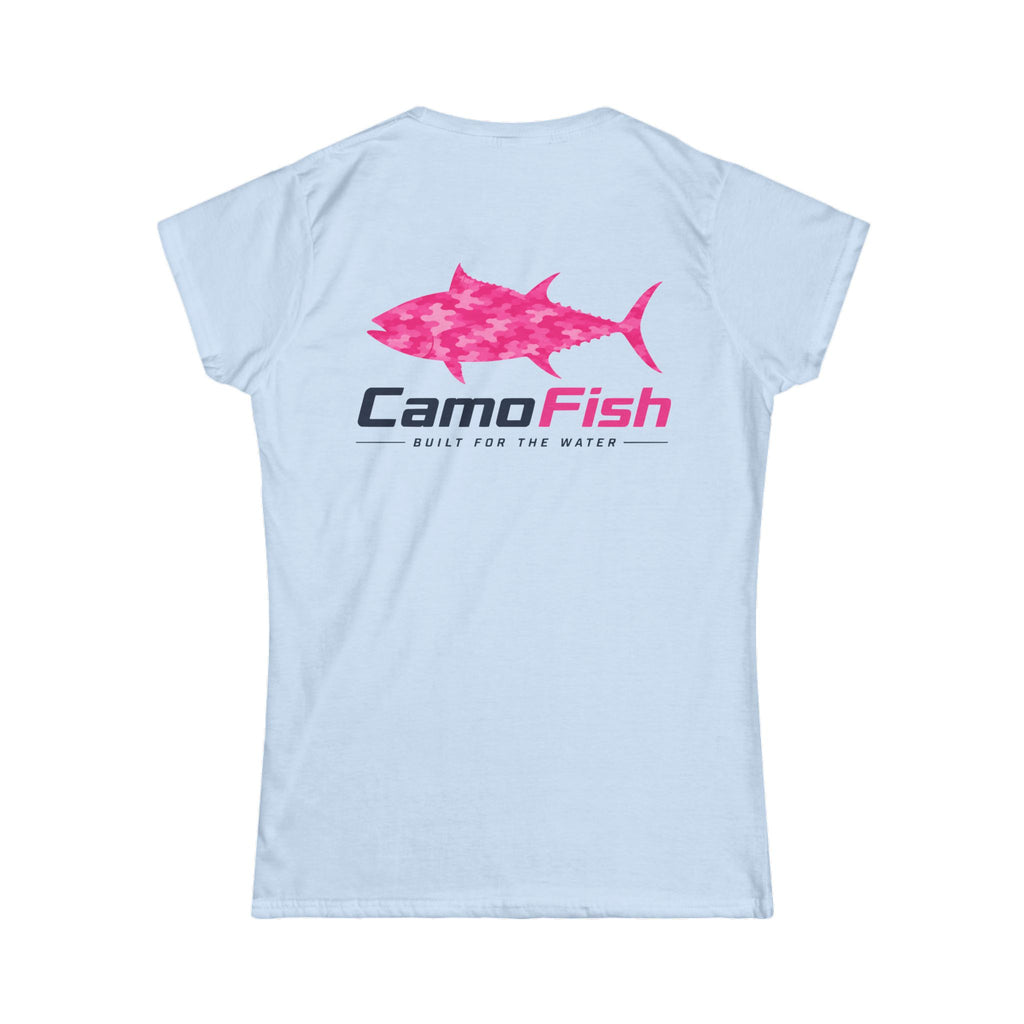Pink Camo Tuna Women's T-Shirt