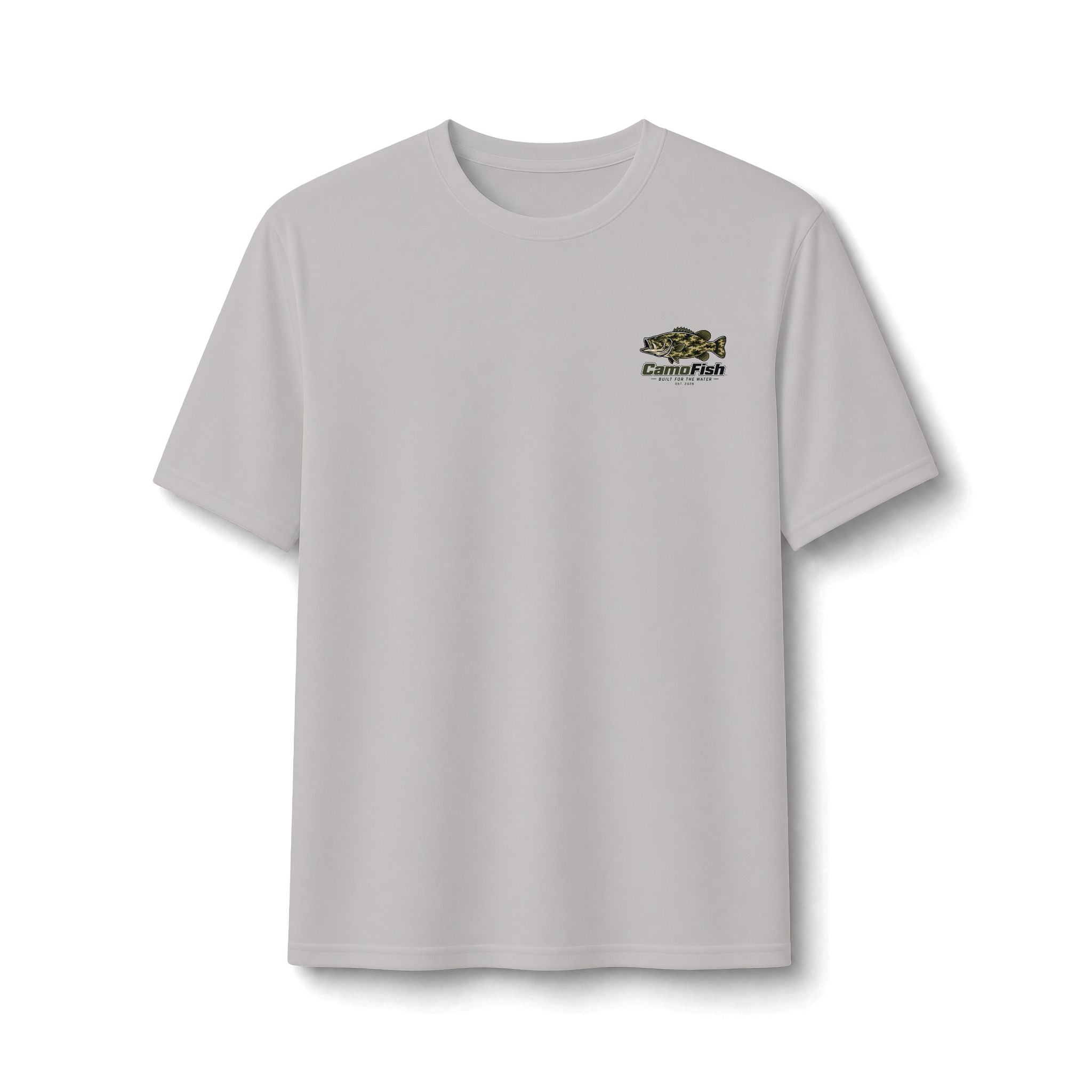 CamoFish Largemouth Bass Performance Tee – Built for the Water Fishing Shirt