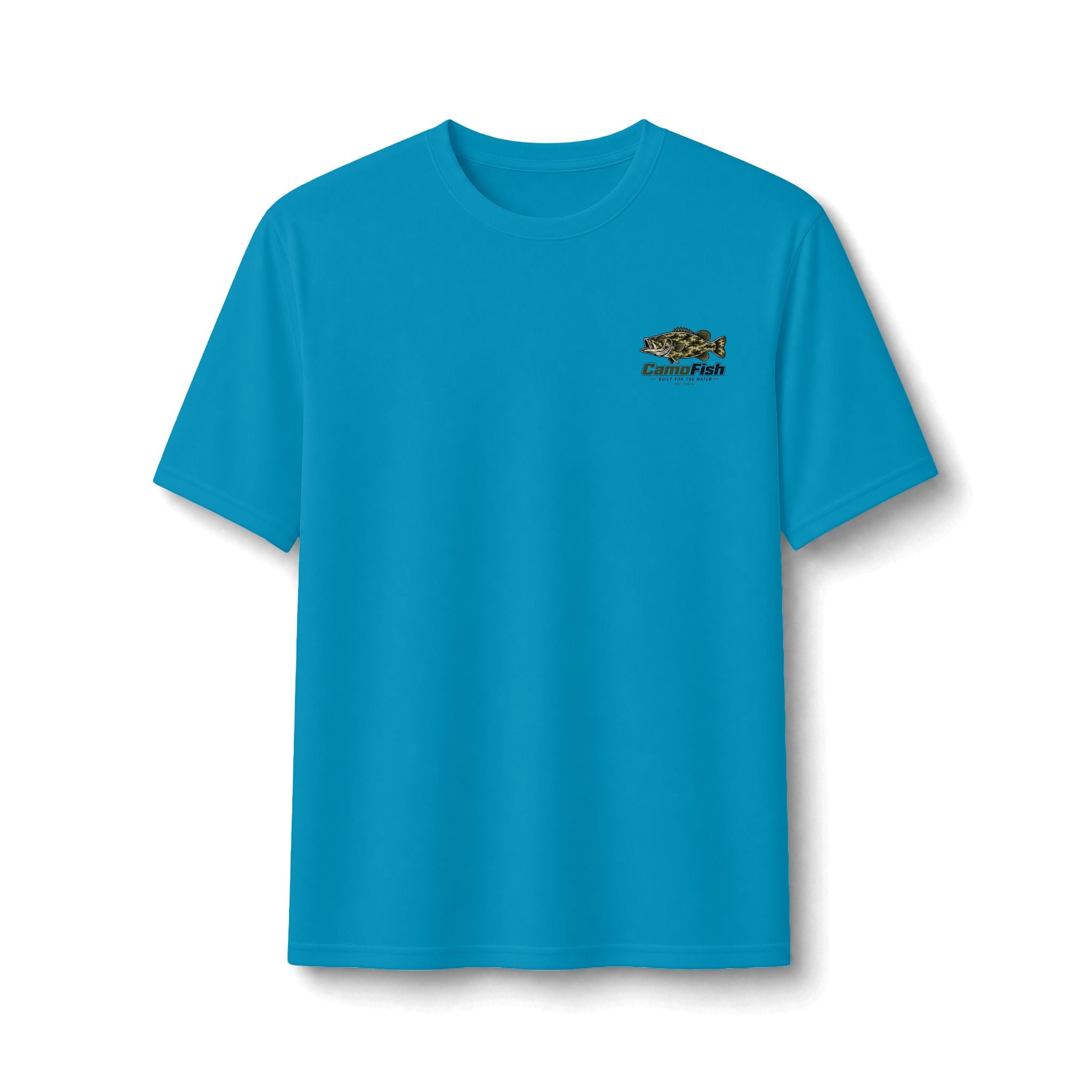 CamoFish Largemouth Bass Performance Tee – Built for the Water Fishing Shirt