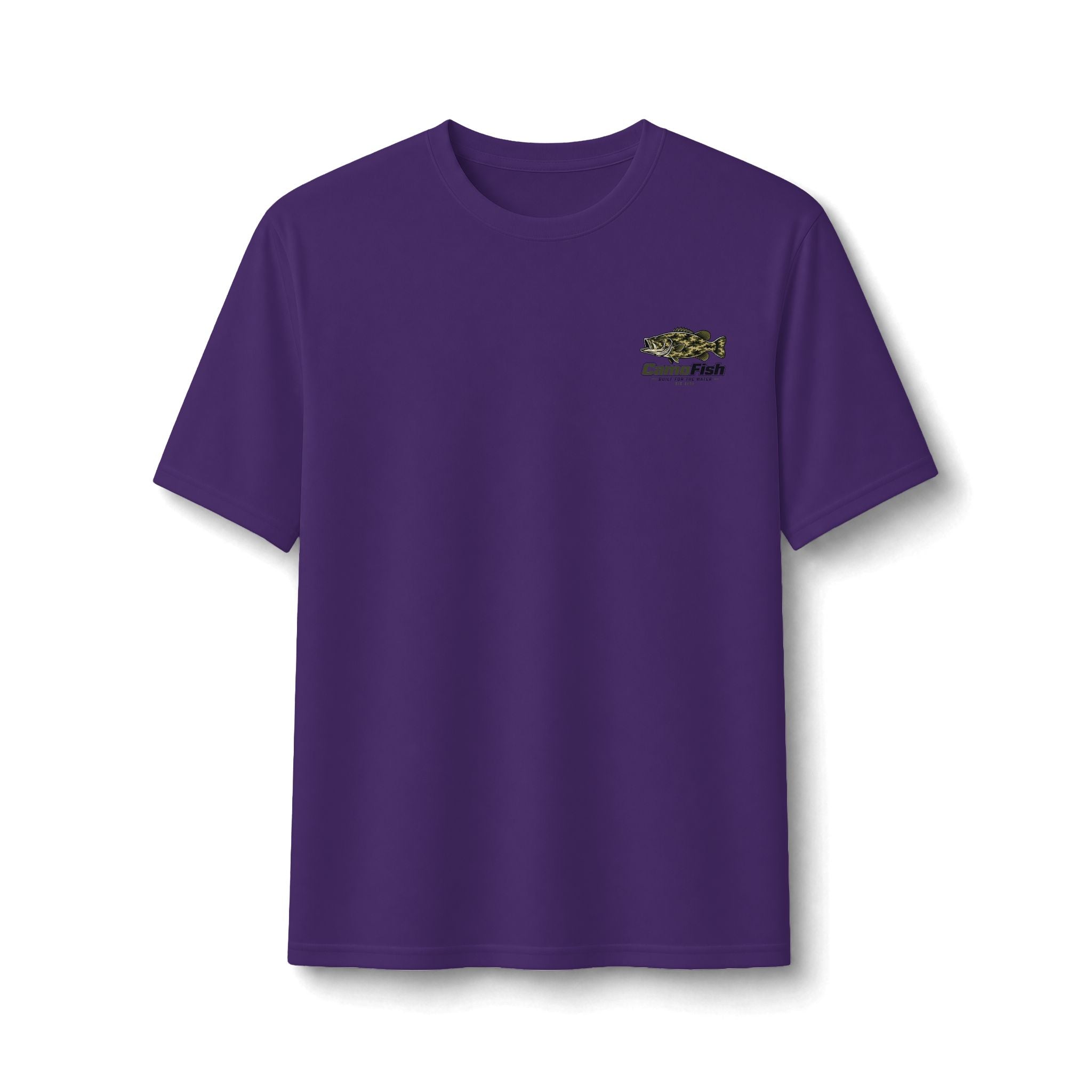 CamoFish Largemouth Bass Performance Tee – Built for the Water Fishing Shirt