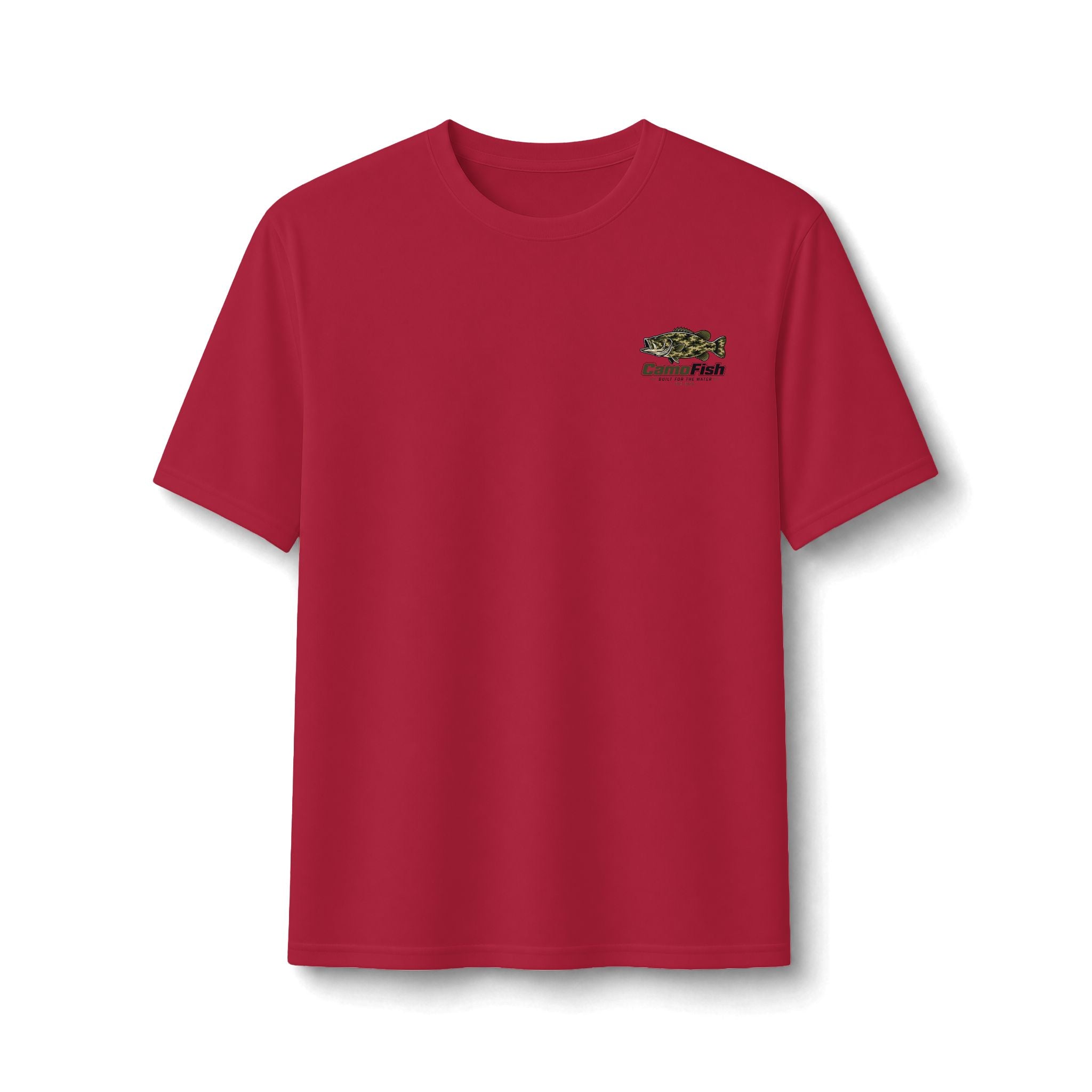 CamoFish Largemouth Bass Performance Tee – Built for the Water Fishing Shirt