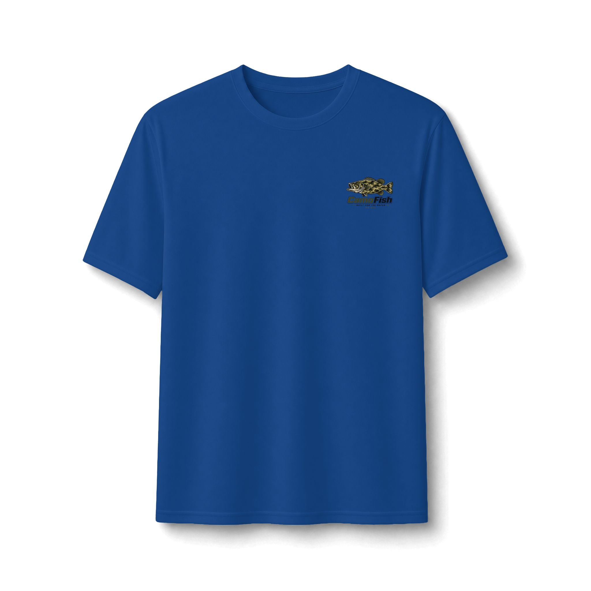 CamoFish Largemouth Bass Performance Tee – Built for the Water Fishing Shirt